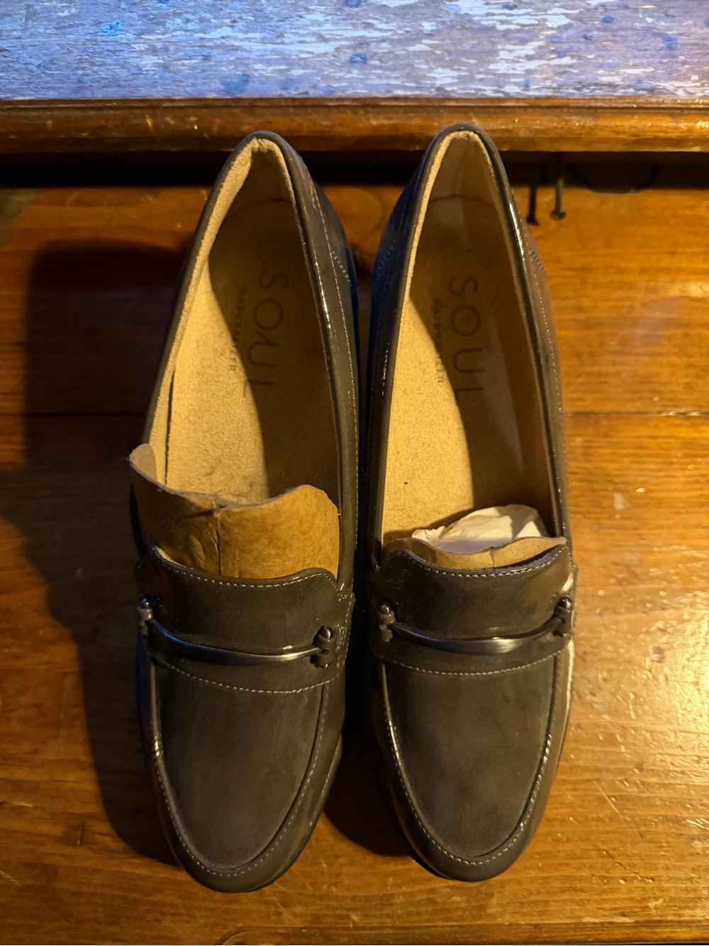 Women's Grey Loafers